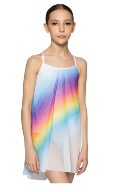 Dance Inked - Rainbow Connection Chiffon Short Dress