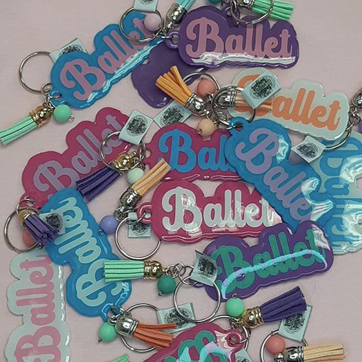 Ballet Key Chain