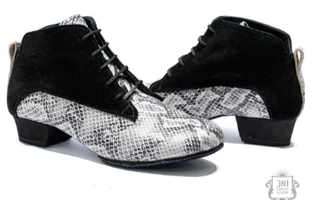 DNI - TI 9638 Blk/White Trainers