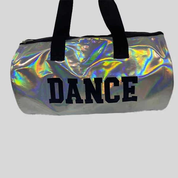 KISSED BY GLITTER HOLOGRAPHIC DUFFLE BAG