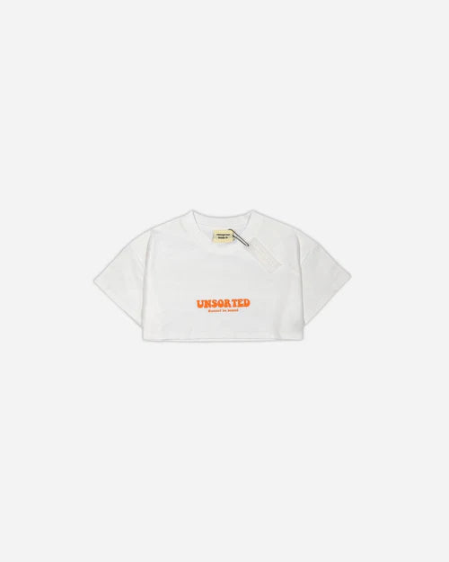 Unsorted x crop t-shirt 'Cannot be boxed'