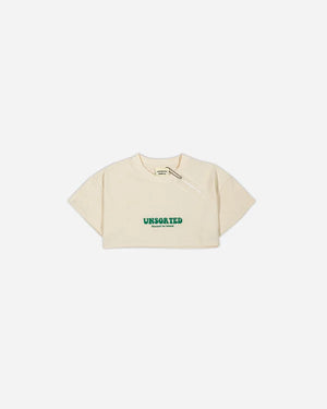 Unsorted x crop t-shirt 'Cannot be boxed'
