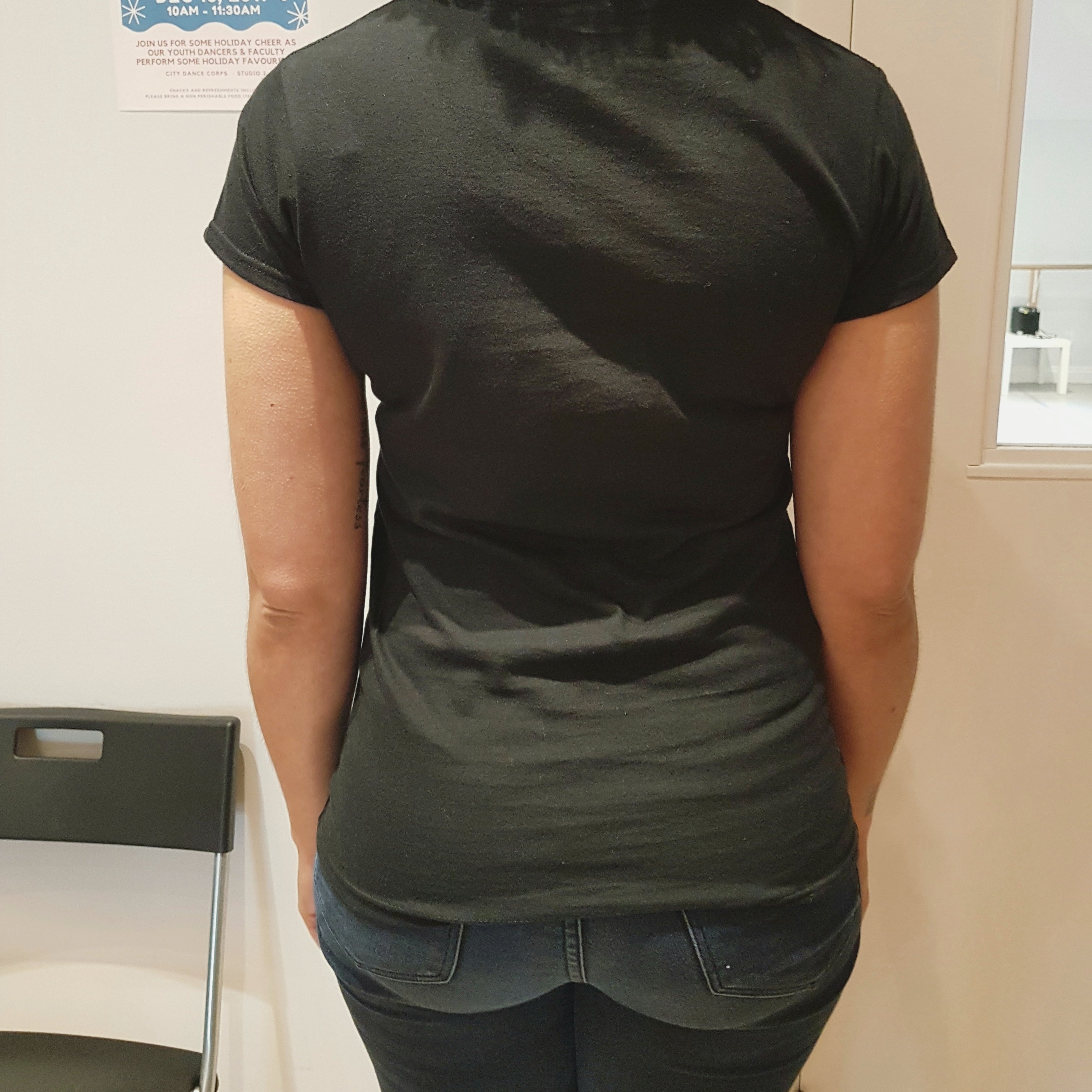 All Black Everything Ladies V-Neck Tee