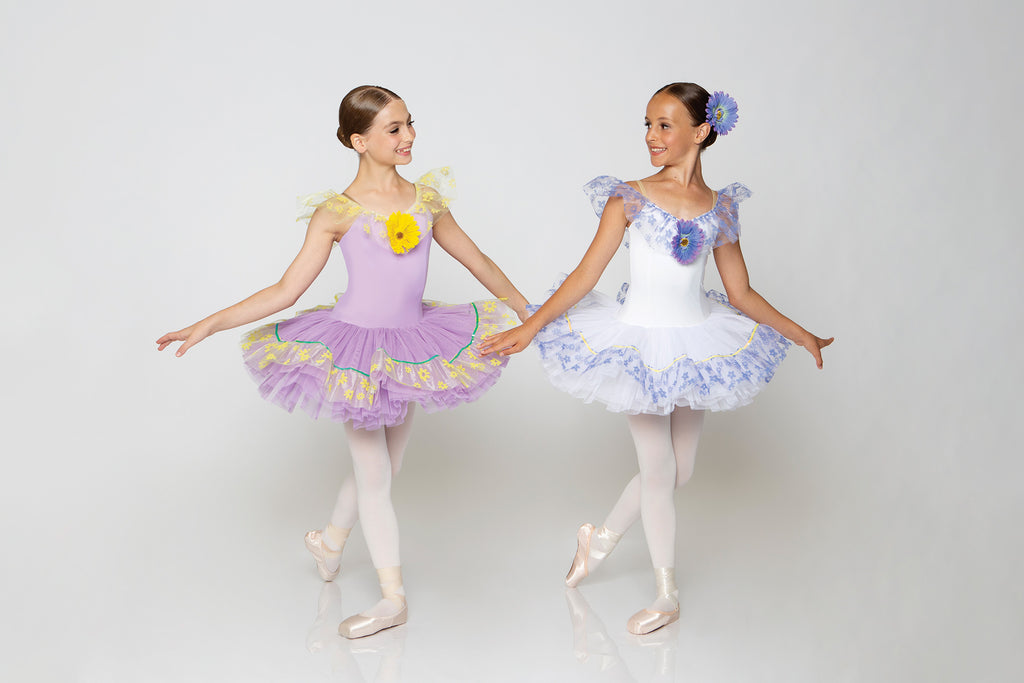 Tutu - Purple with Flowers