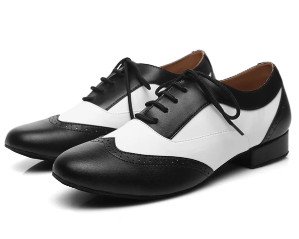 Black/White Unisex Ballroom Shoe