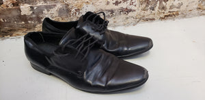 Second Hand Mens Latin Ballroom Shoes Black and white