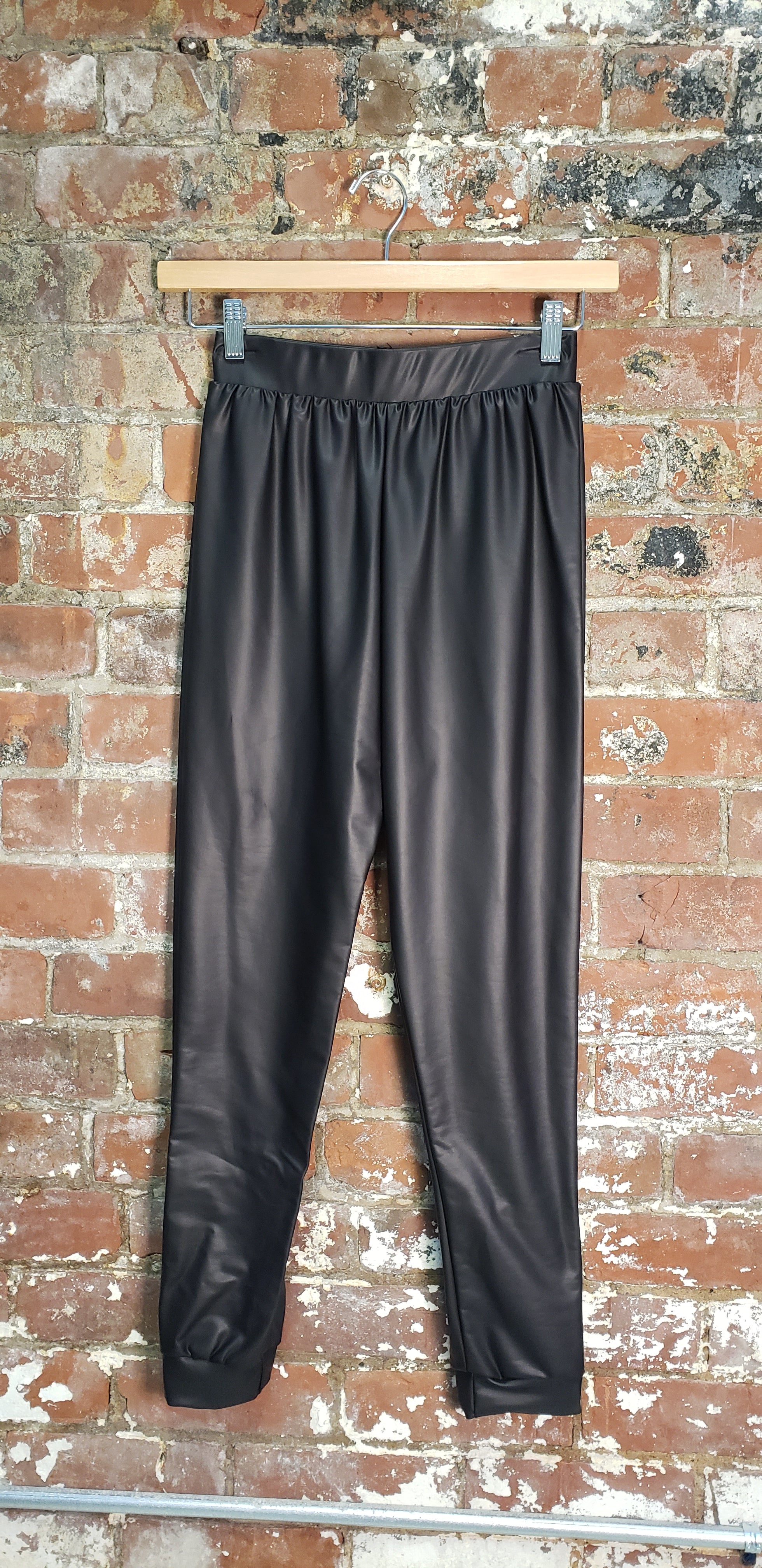 Faux Leather Hip Hop Pants