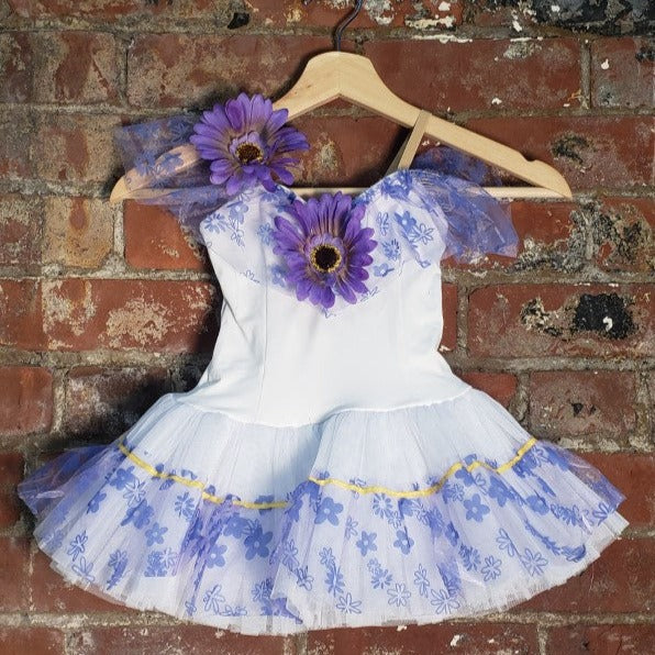 Tutu - Purple with Flowers